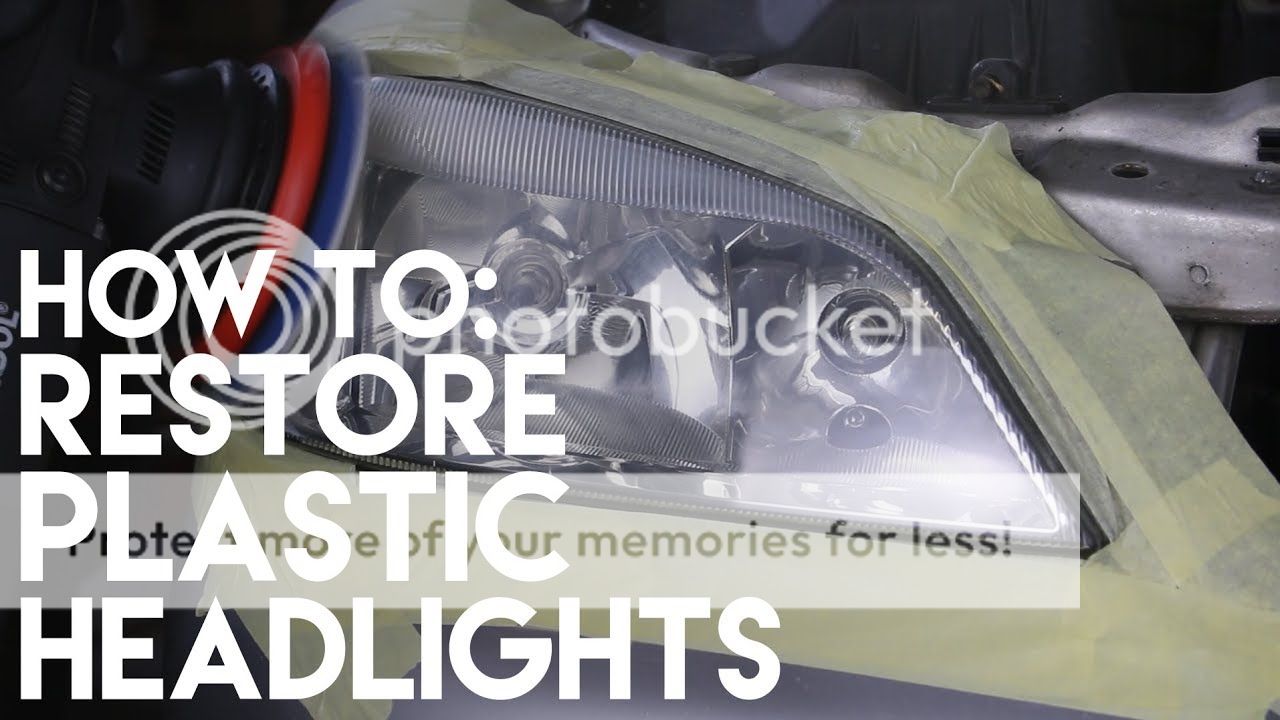 How To Restore Faded Plastic Headlights PERMANENTLY Detailing World